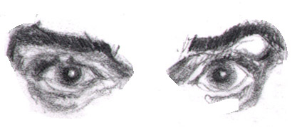 how to draw basic eyes